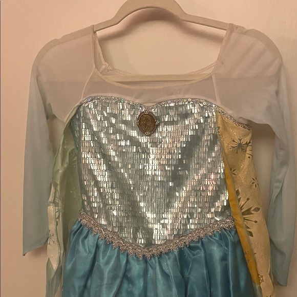 Disney Frozen Blue and Silver Costume Dress Childs size 7/8 - Picture 2 of 14